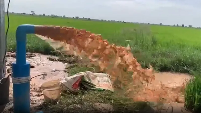 HANDURO AC/DC Pump Lands in Cambodian Rice Fields