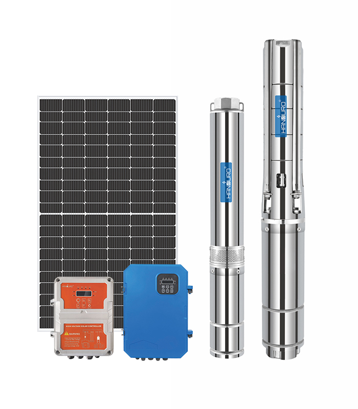 Bomba sumergible solar CA/CC